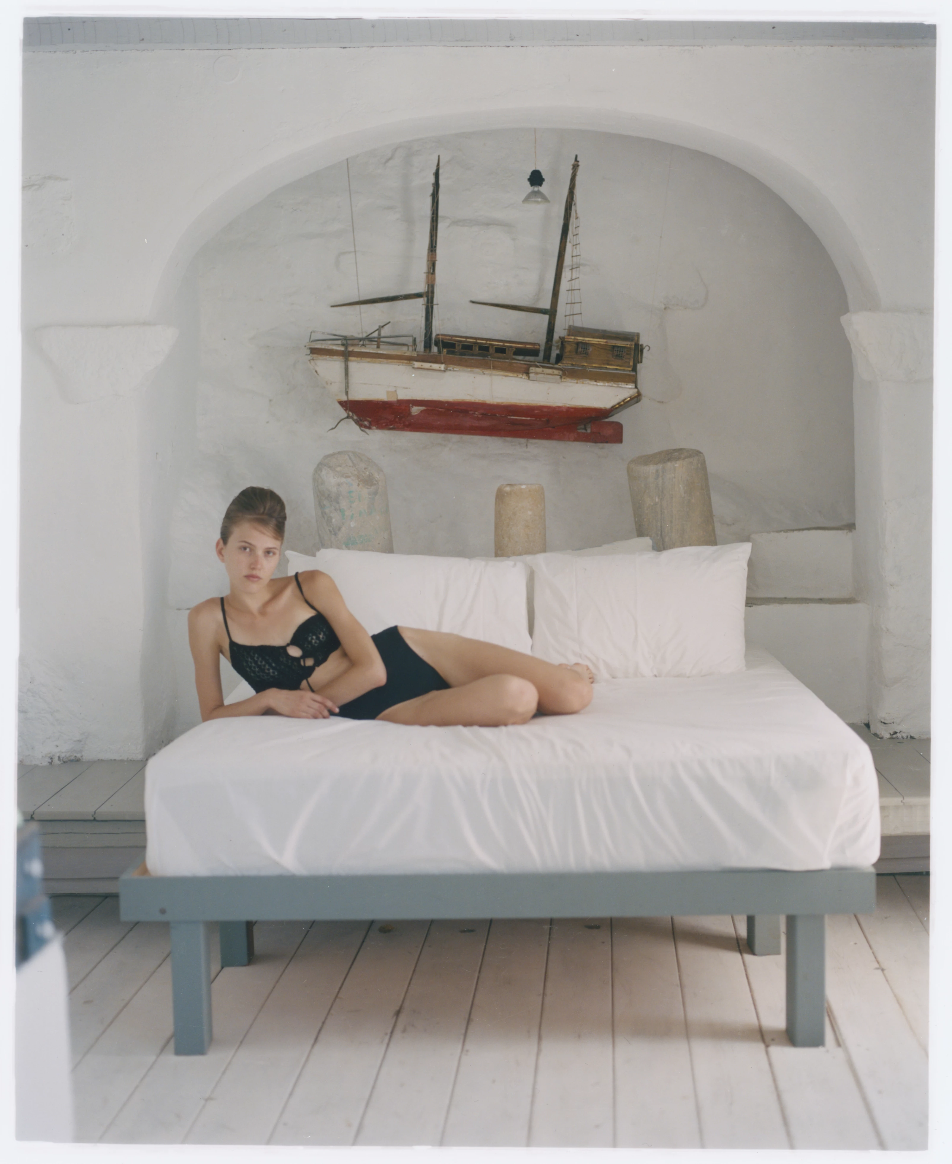 Топ, Saint Laurent, шорти, Balmain 