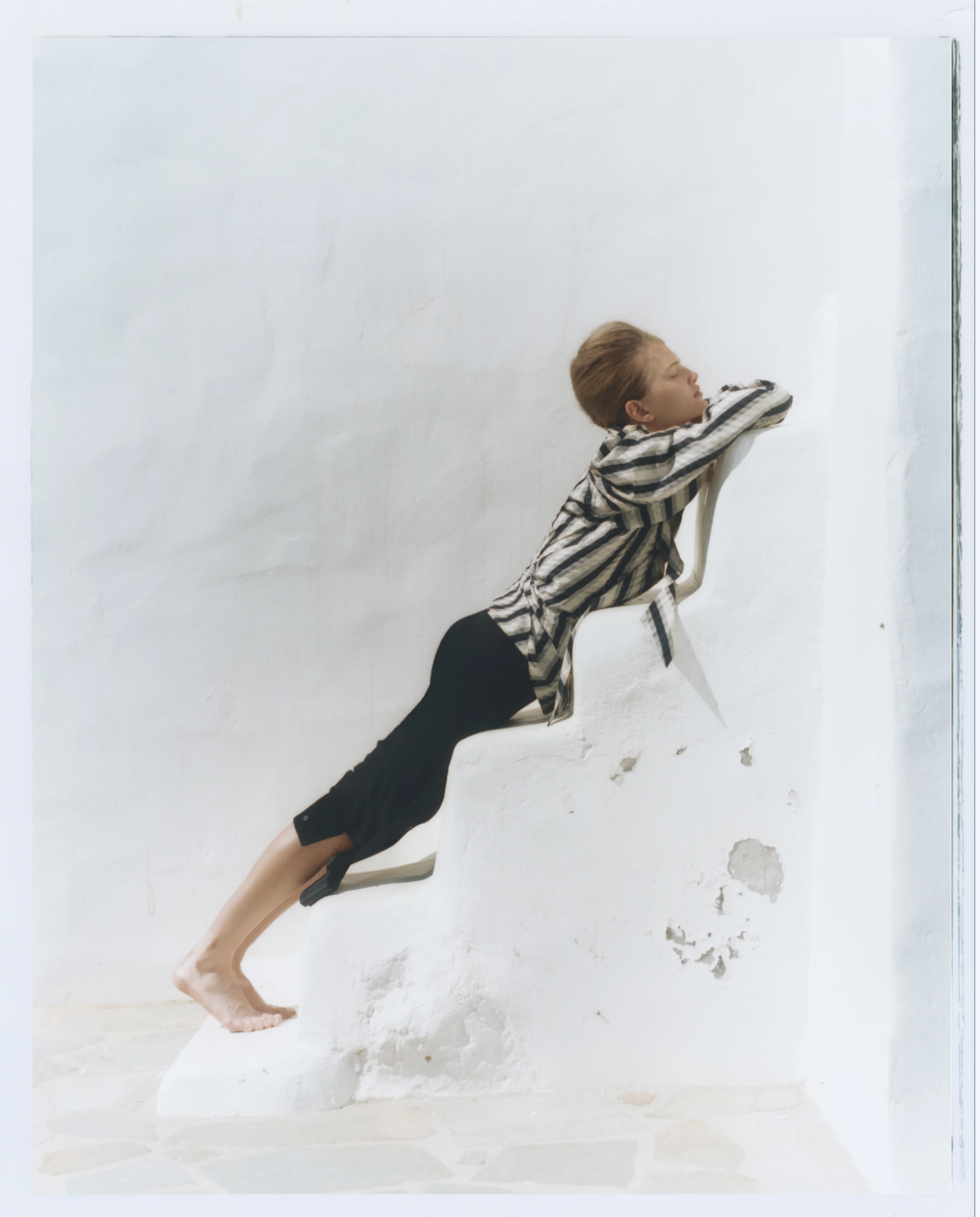 Блуза та спідниця, усе – Louis Vuitton