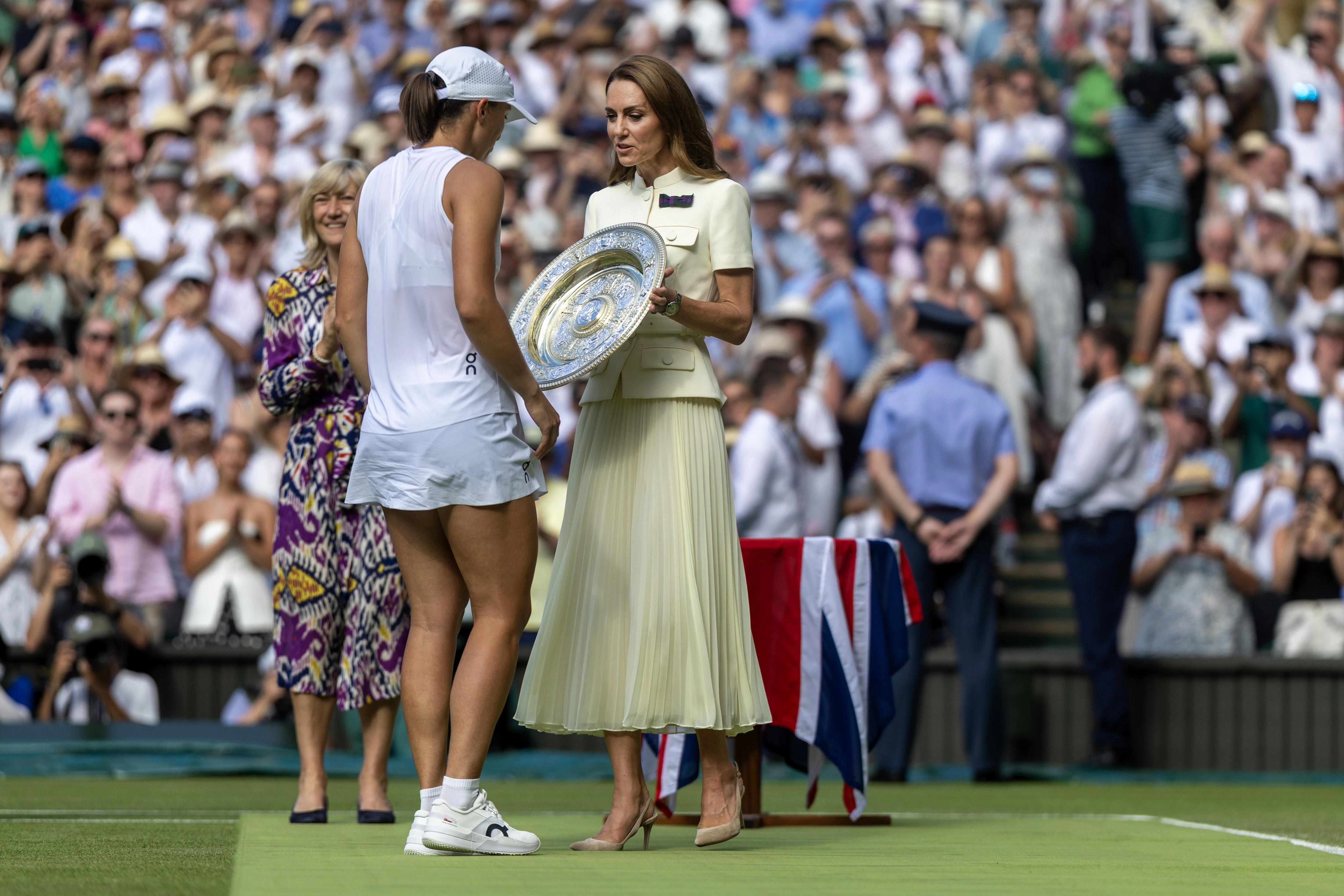 Іга Свьонтек та принцеса Кетрін