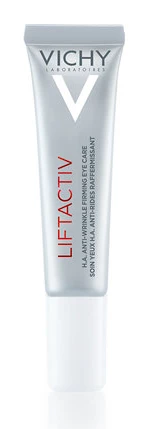 Розгладжувальний крем з гіалуроновю кислотою для корекції зморшок та темних кіл навколо очей LIFTACTIV H.A., Vichy