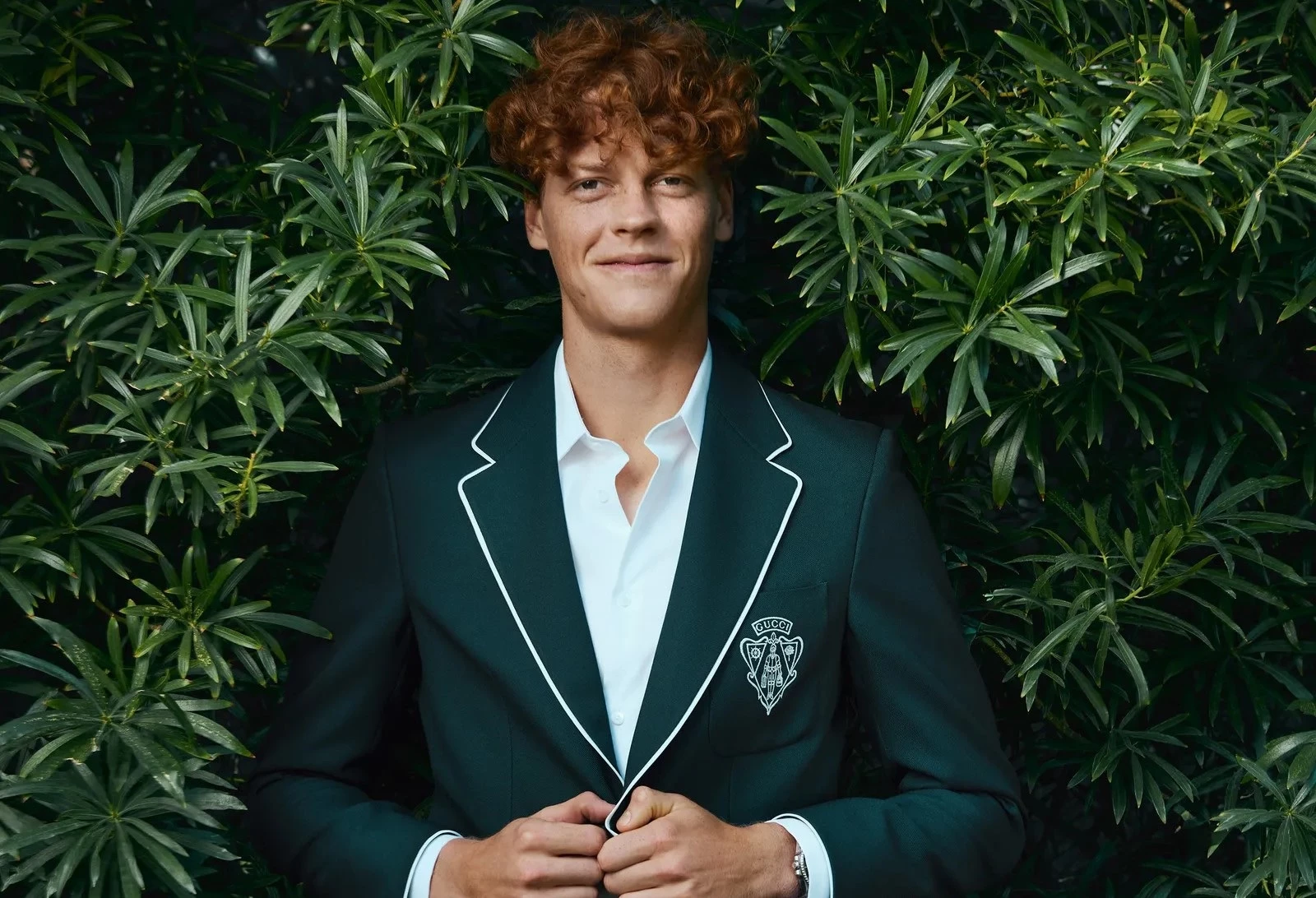 Яннік Сіннер у зніманні американського Vogue, 2024 Яннік Сіннер у зніманні американського Vogue, 2024