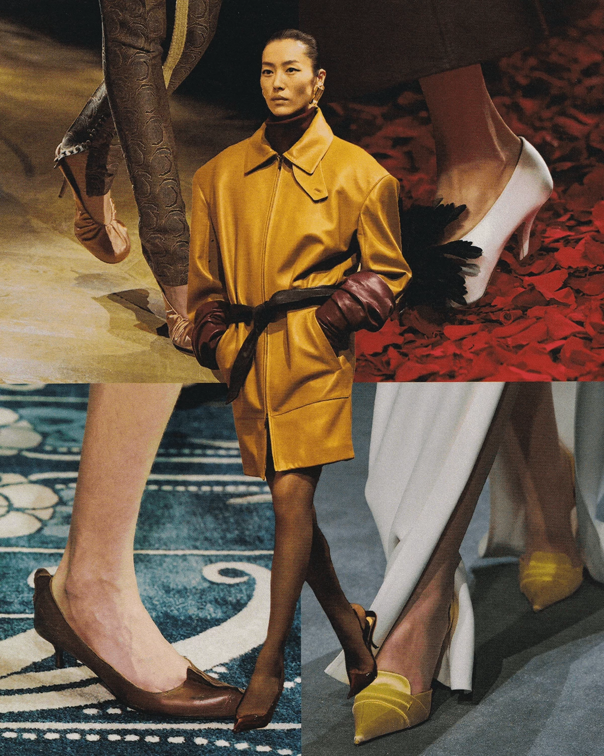 Saint Laurent, Tom Ford, Dries Van Noten, Ferragamo, Prada