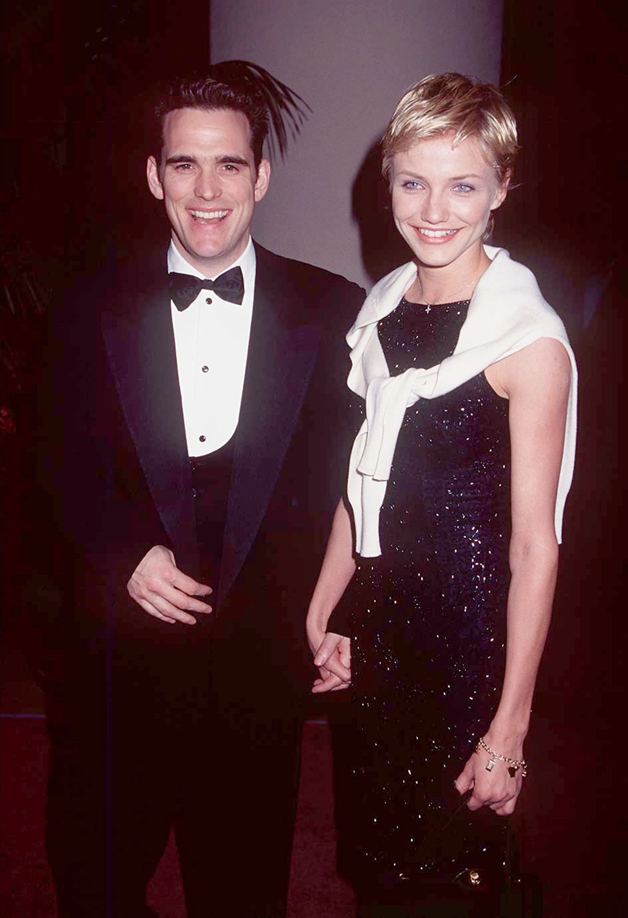 Метт Діллон та Кемерон Діас на події на честь Мартіна Скорсезе, 1997