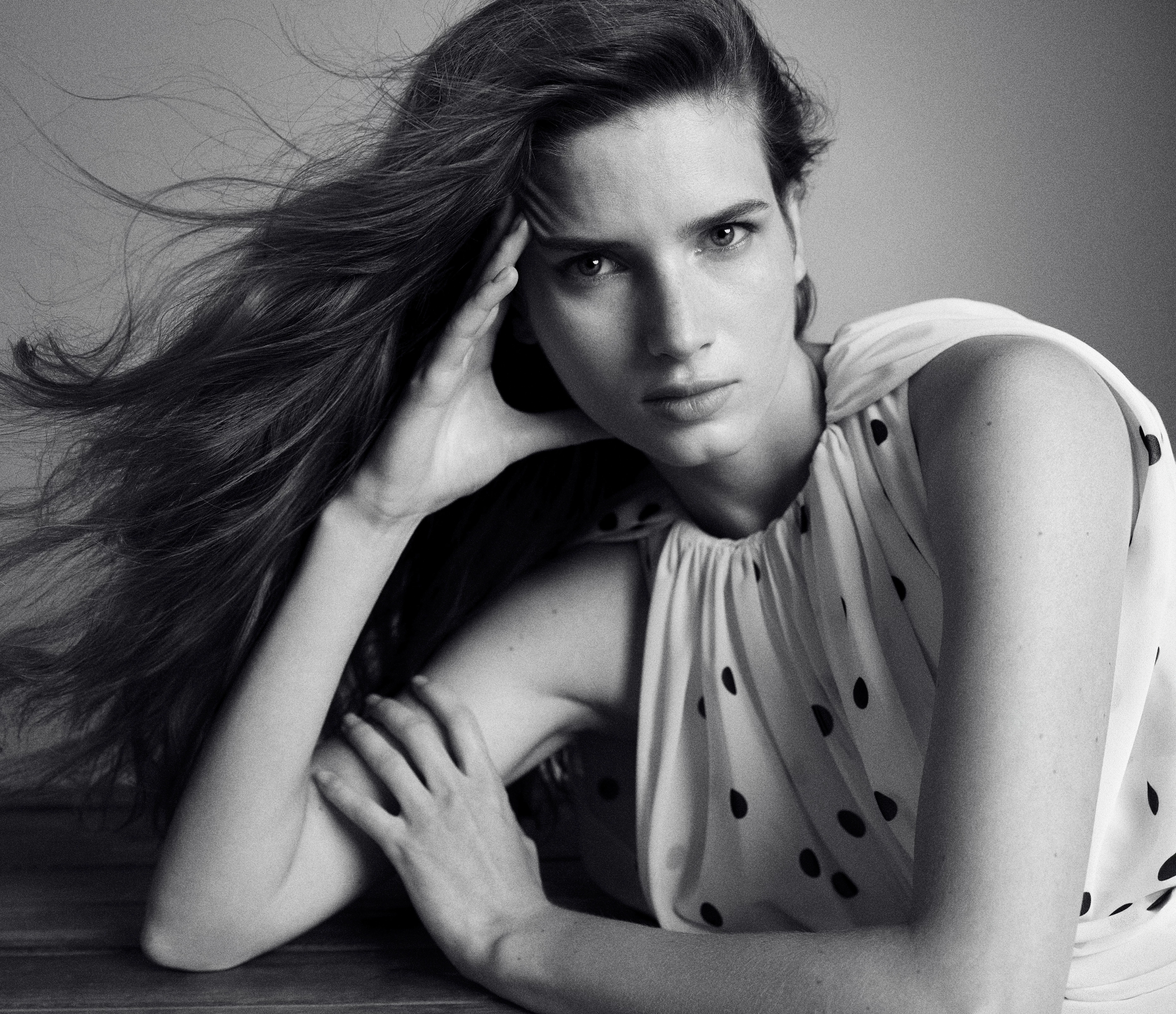 Модель КРІСТІНА АБІБУЛАЄВА, 29. Сукня з віскози й поліестеру Anna October