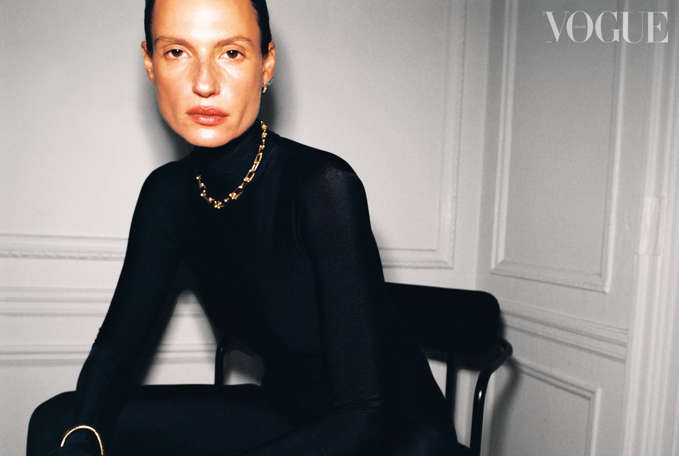 Комбінезон із поліаміду й еластану, Balenciaga, кольє, жовте золото, Tiffany &