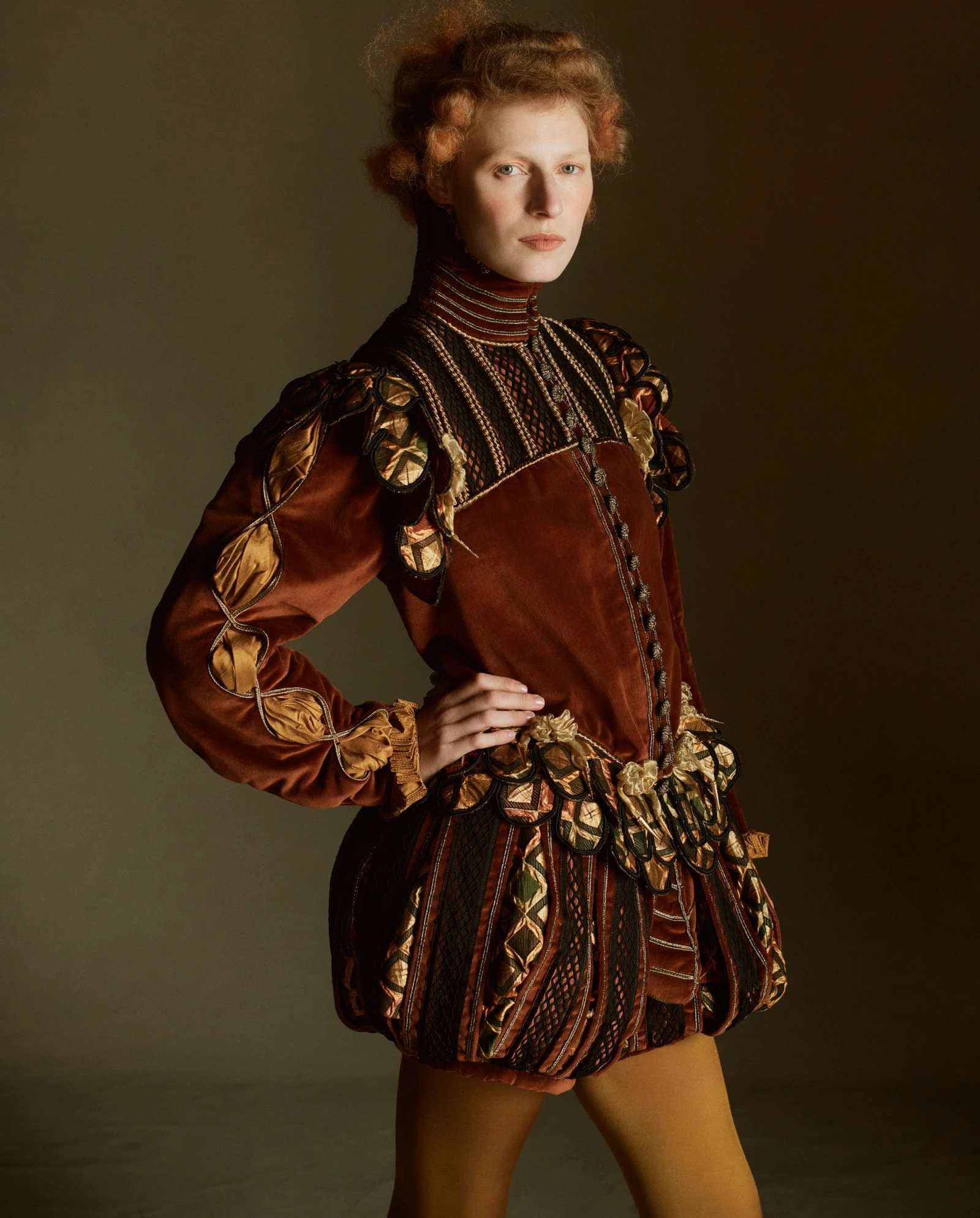 Джулія Нобіс у костюмі, створеному для фільму "Орландо"