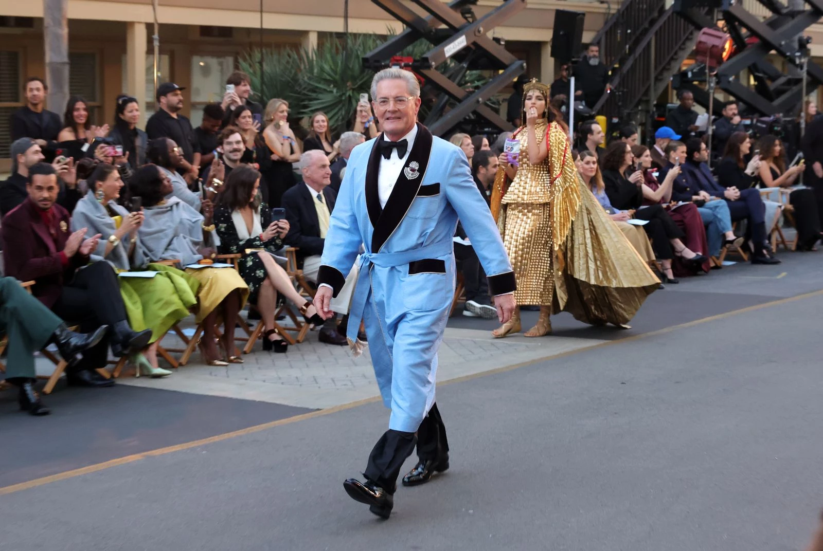 Кайл Маклаклен на подіумі Vogue World: Hollywood