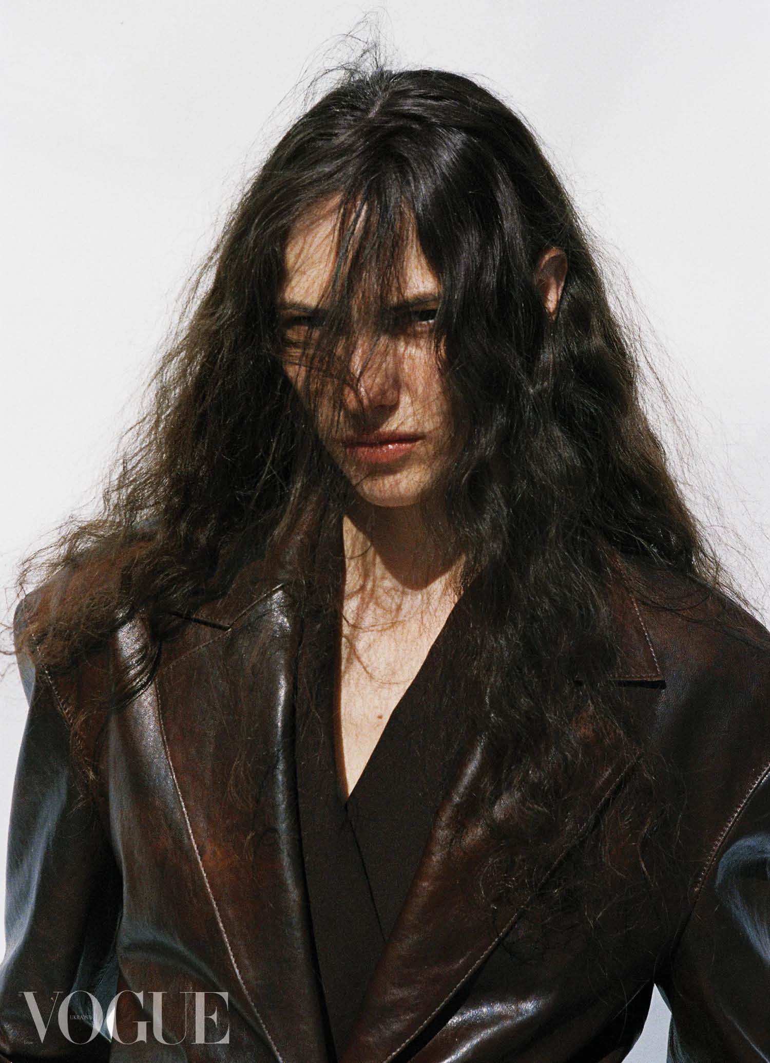 Шкіряне пальто Magda Butrym, вовняний жакет Elenareva