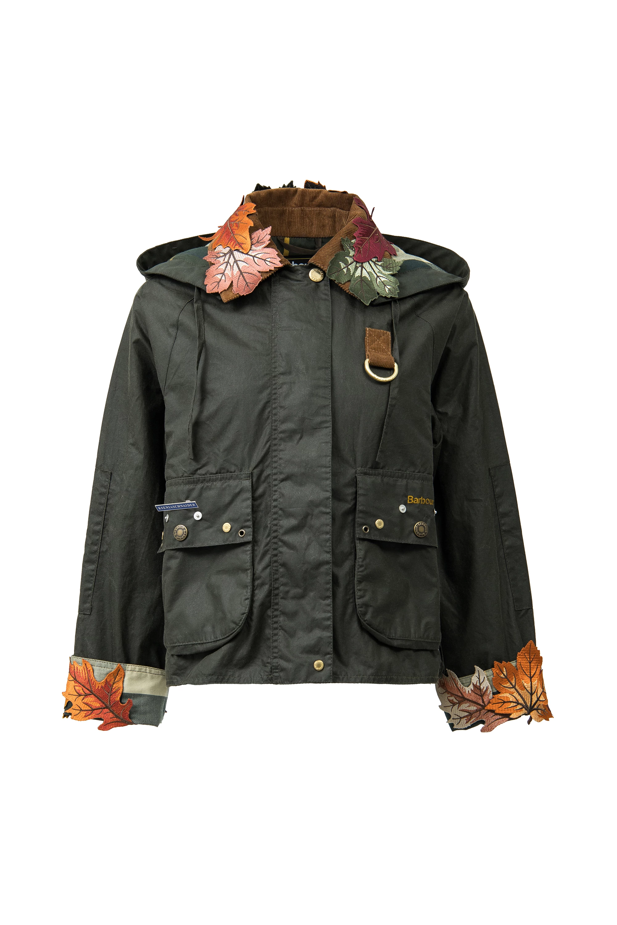 ERMA WAXED JACKET, KSENIASCHNAIDER x Barbour