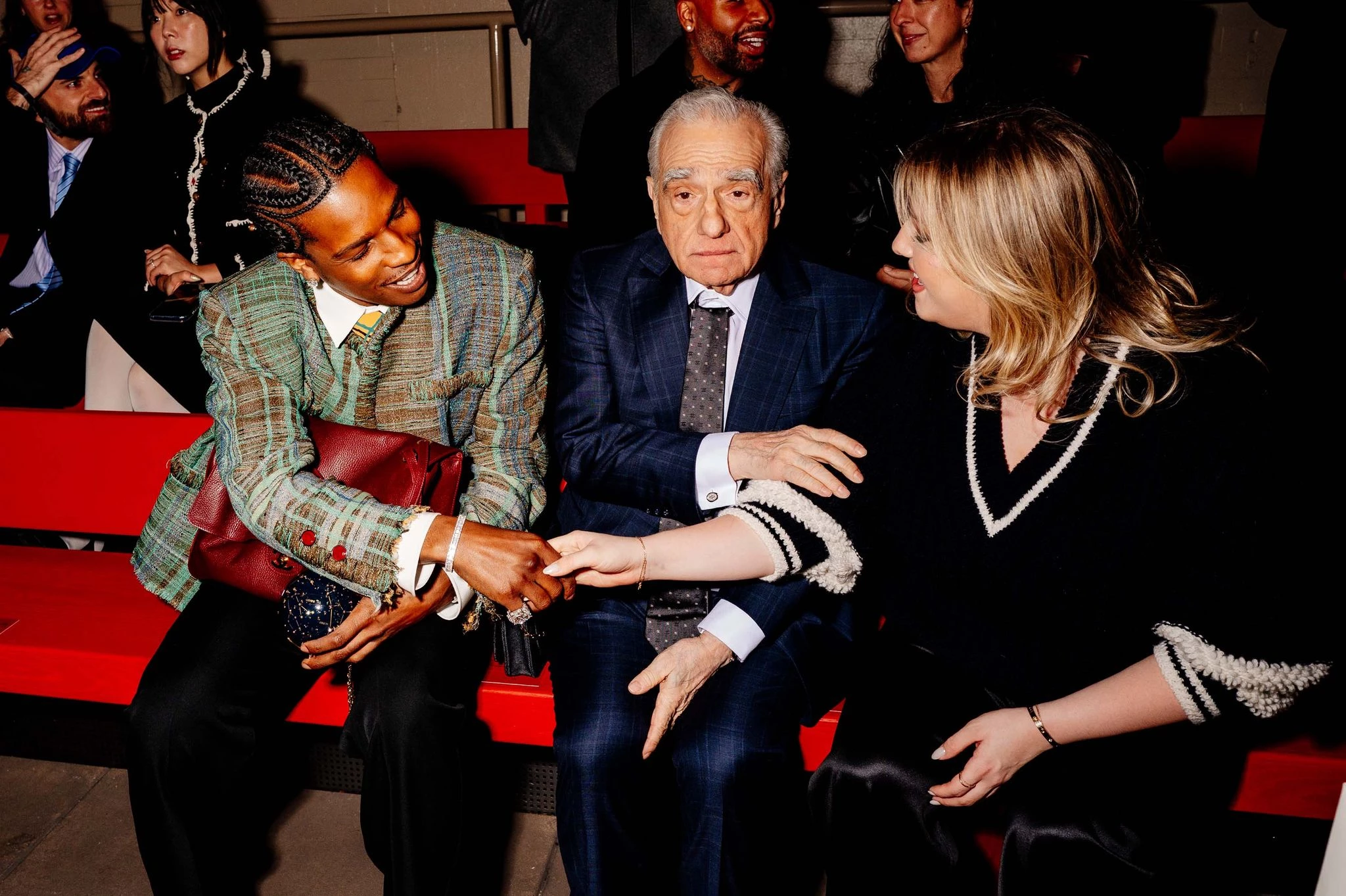 A$AP Rocky, Мартін Скорсезе та Франческа Скорсезе A$AP Rocky, Мартін Скорсезе та Франческа Скорсезе