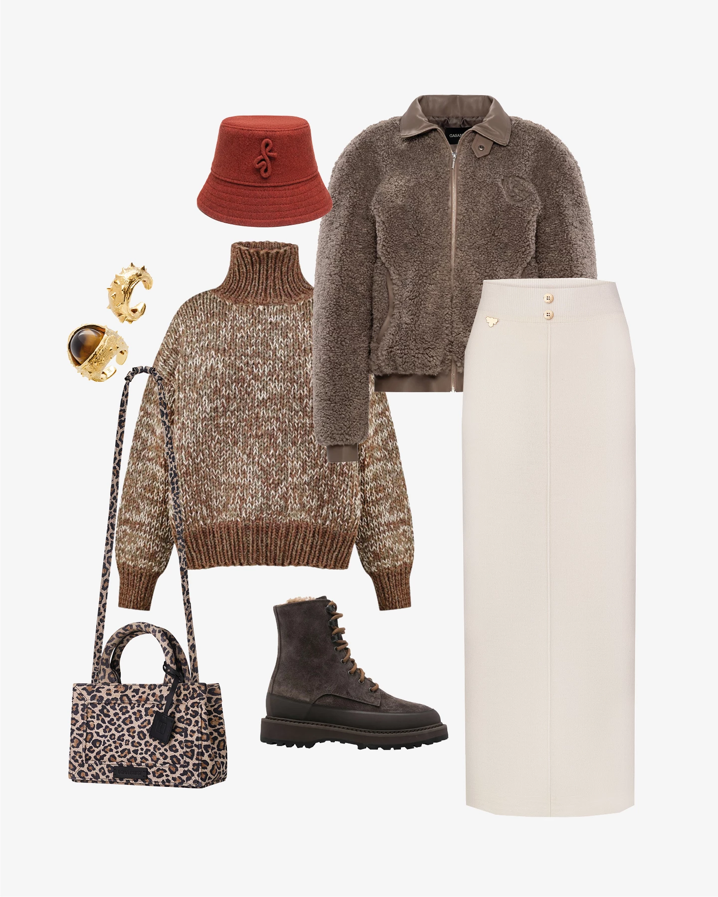 Куртка Gasanova, светр Blast Out, спіднция T.Mosca, каф та каблучка, усе – Jewelry Lab, панама Ruslan Baginskiy, сумка Lona Prist, черевики Le Monde Beryl Куртка Gasanova, светр Blast Out, спіднция T.Mosca, каф та каблучка, усе – Jewelry Lab, панама Ruslan Baginskiy, сумка Lona Prist, черевики Le Monde Beryl