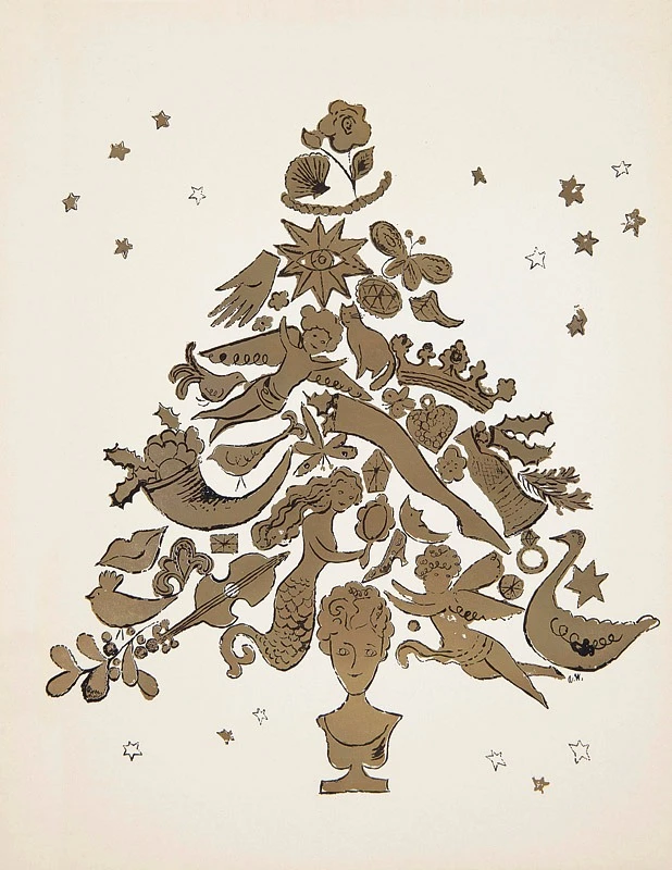 Енді Воргол, "Різдвяна ялинка", 1957