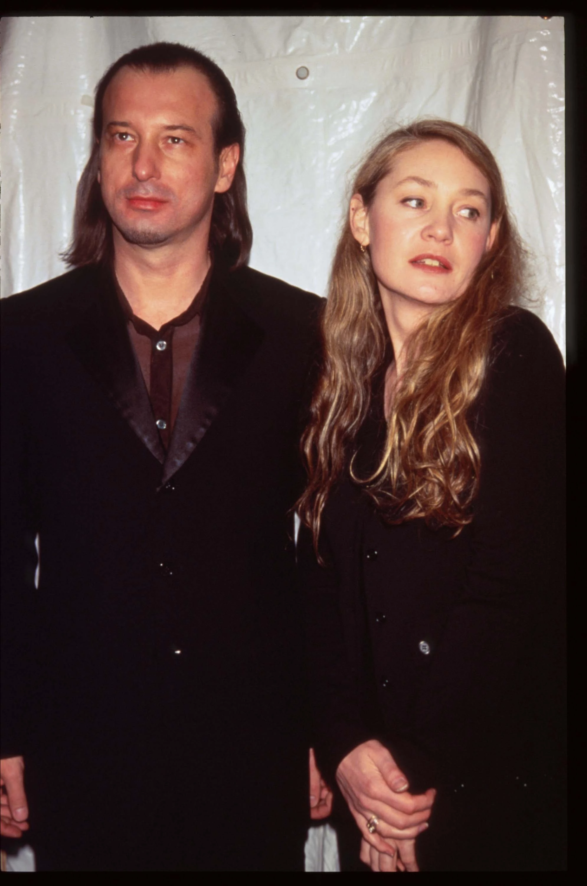 Мелані Ворд з дизайнером Гельмутом Лангом, 1990-ті