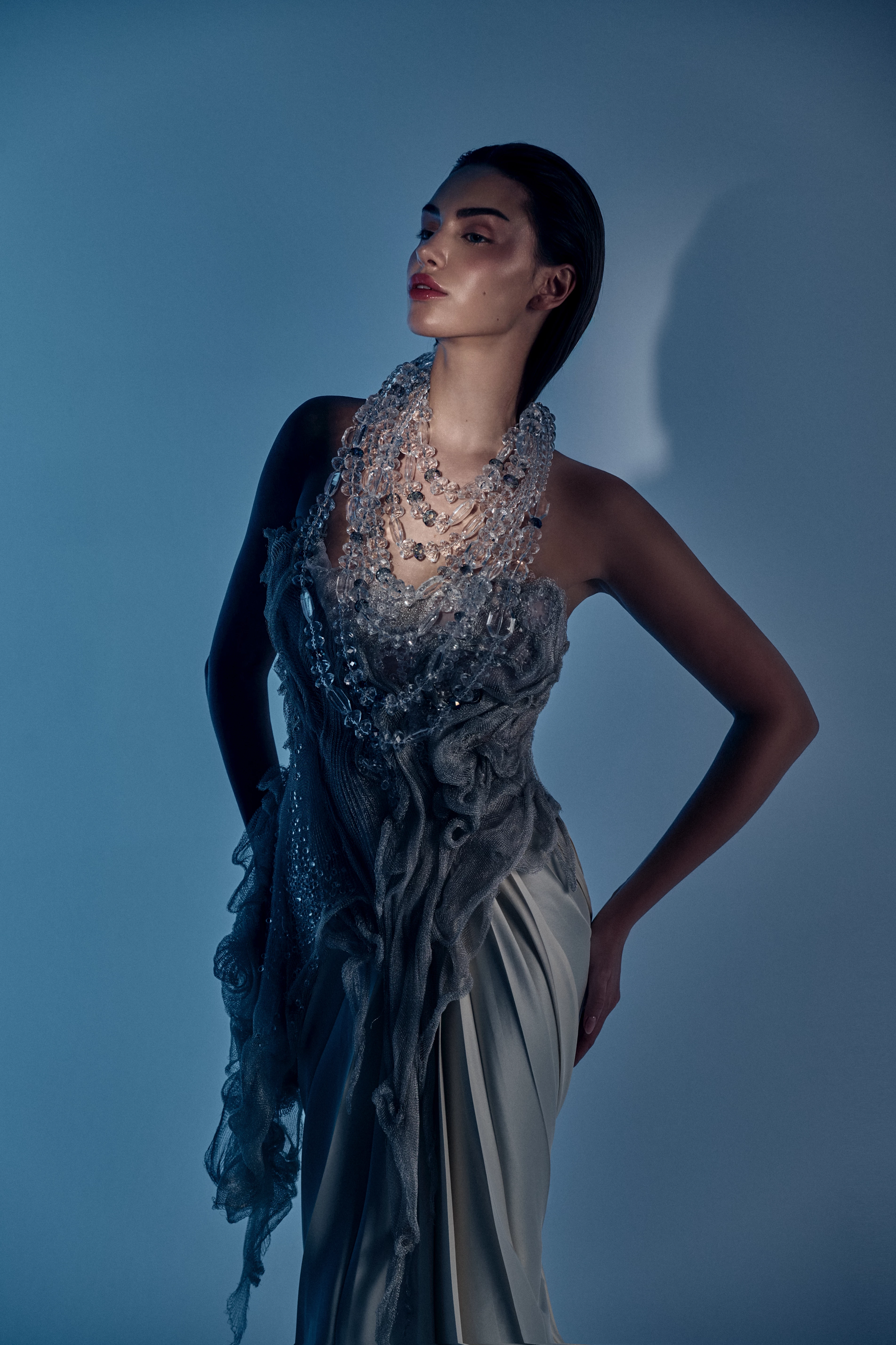 Корсет Yas Herrera, спідниця Dawid Tomaszewski, кольє Nicole Hayduga Корсет Yas Herrera, спідниця Dawid Tomaszewski, кольє Nicole Hayduga