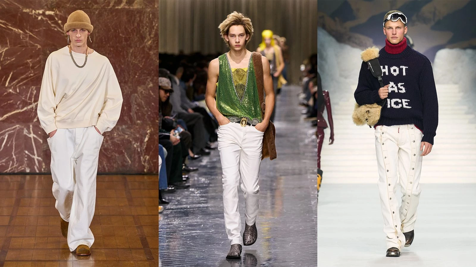 Hed Mayner, Dior Homme, Dsquared2