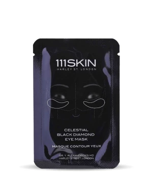 Маска для боротьби з тонкими лініями, зморшками та зневодненням навколо очей 111Skin Celestial Black Diamond Eye Mask