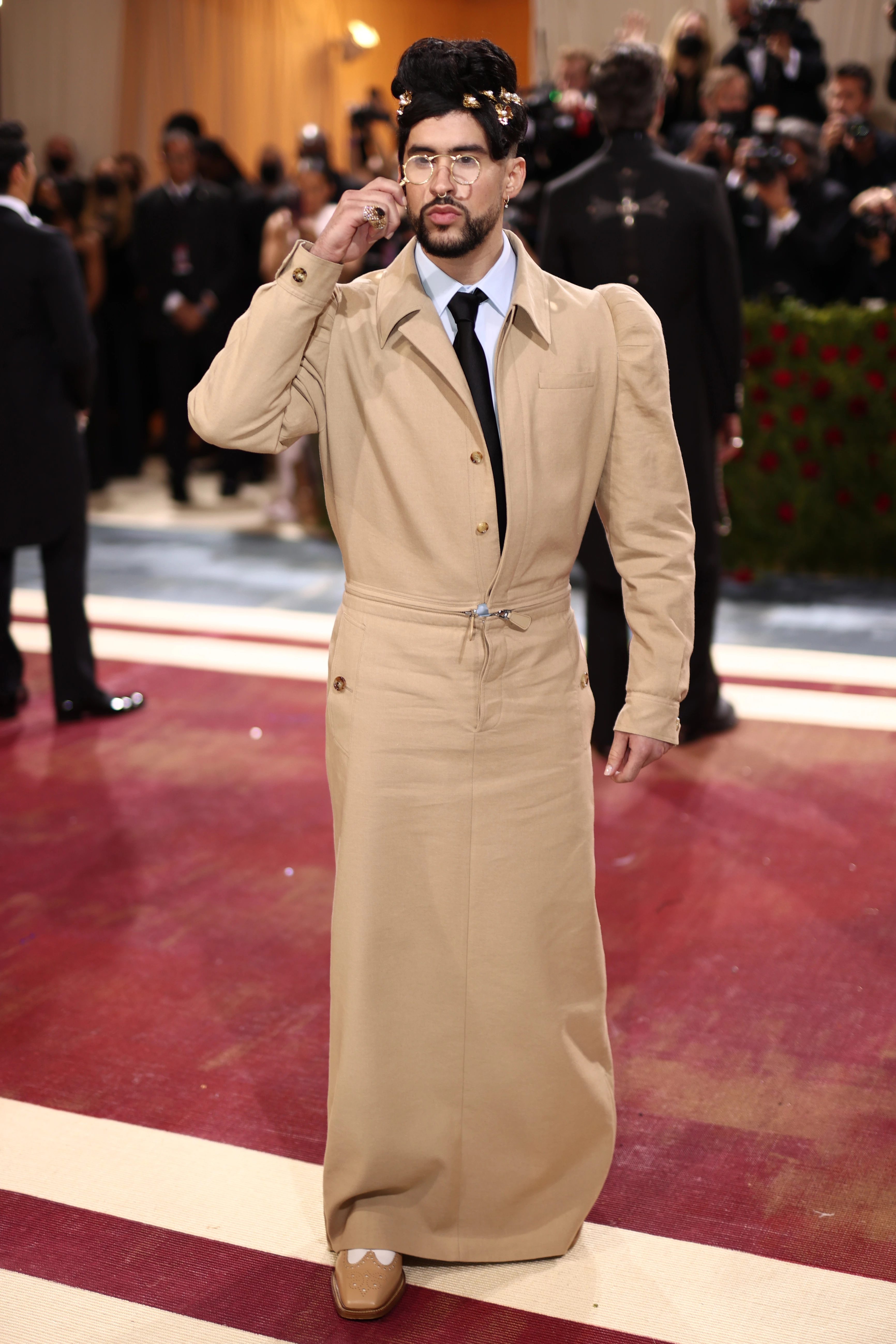 Bad Bunny в Burberry на Met Gala, 2022