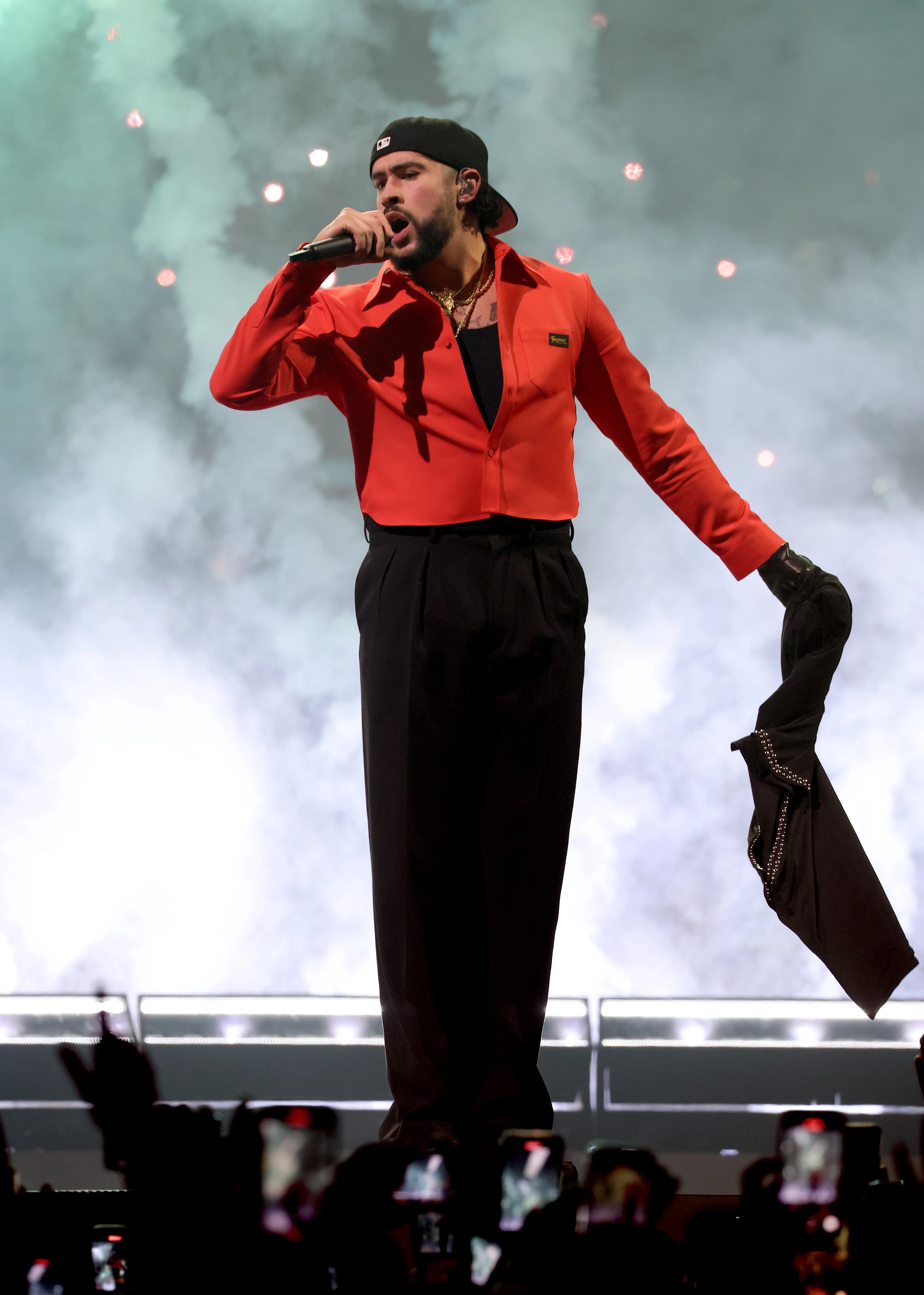 Bad Bunny під час свого туру Most Wanted, 2024