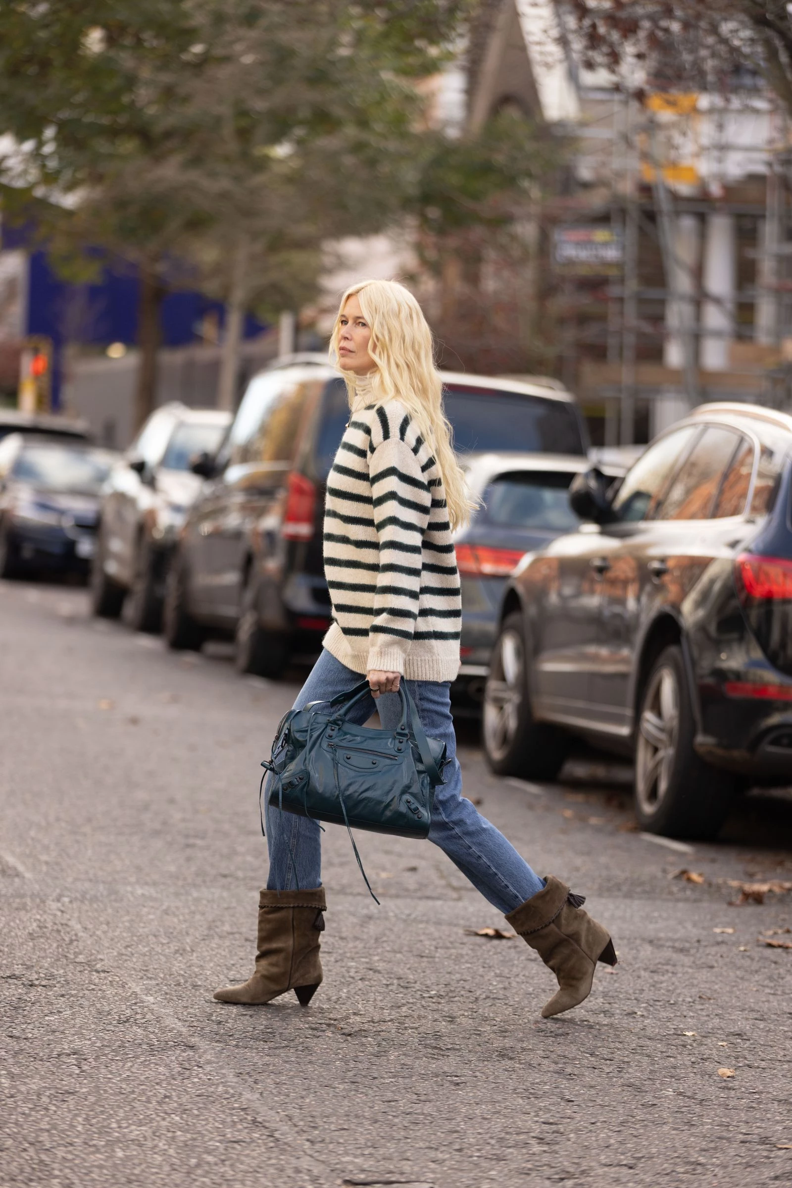 Клаудія Шиффер з сумкою City Bag від Balenciaga