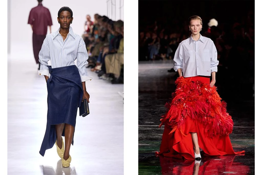 Bottega Veneta весна-літо 2026, Chanel весна-літо 2026. Photo: GoRunway.com