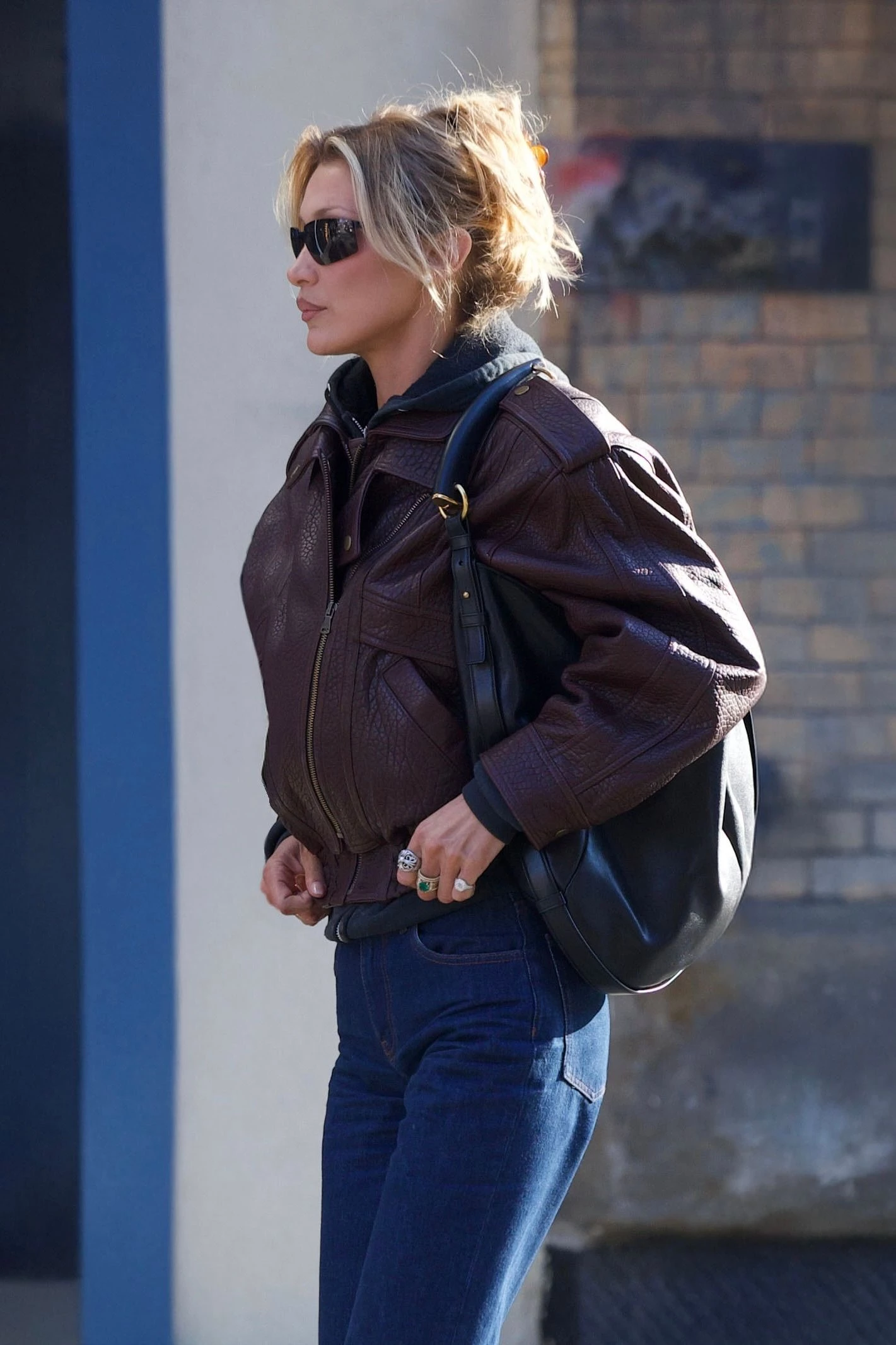 Белла Гадід. Photo: Courtesy of Saint Laurent