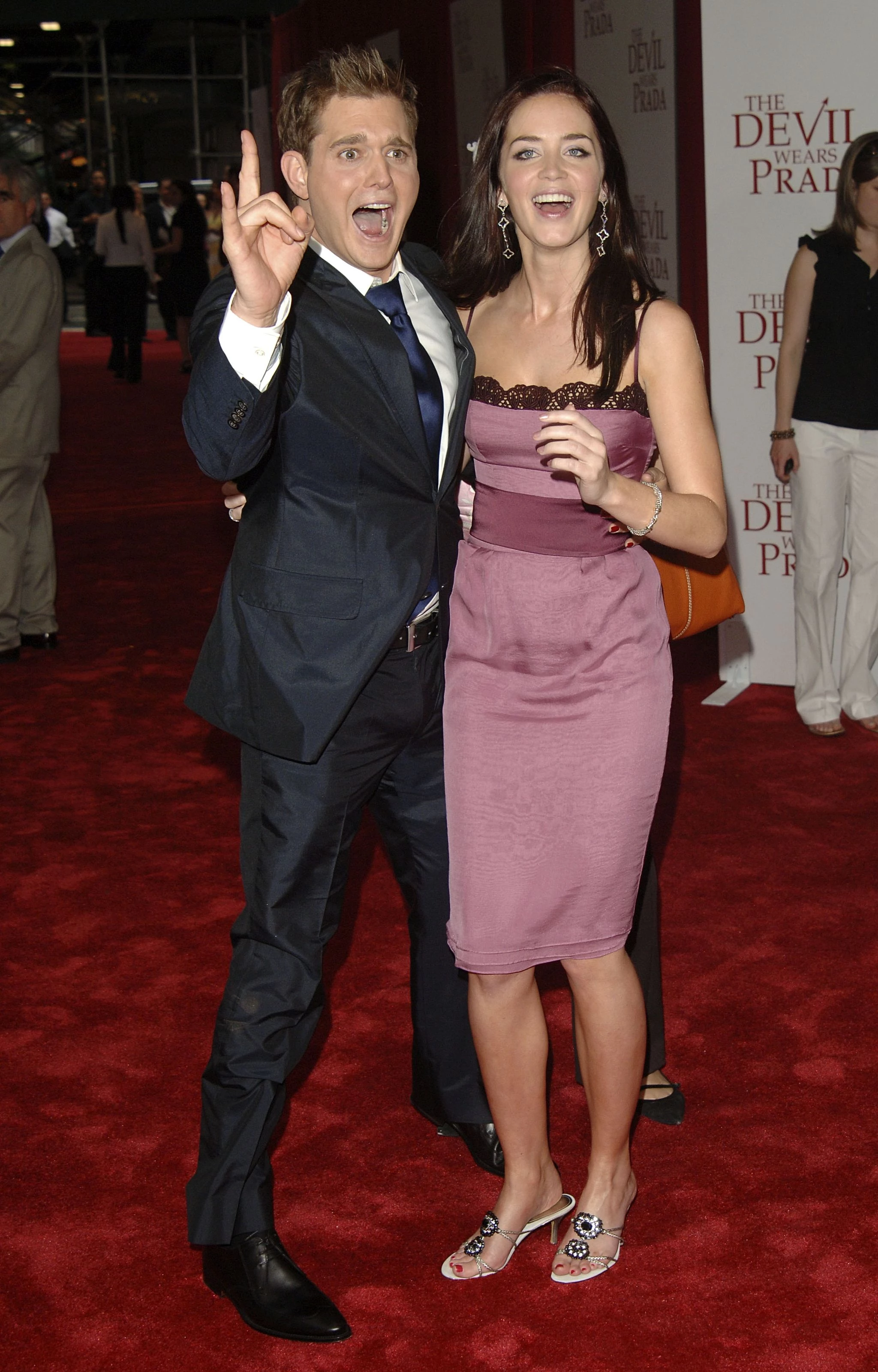 Майкл Бубле та Емілі Блант на прем’єрі фільму у Нью-Йорку