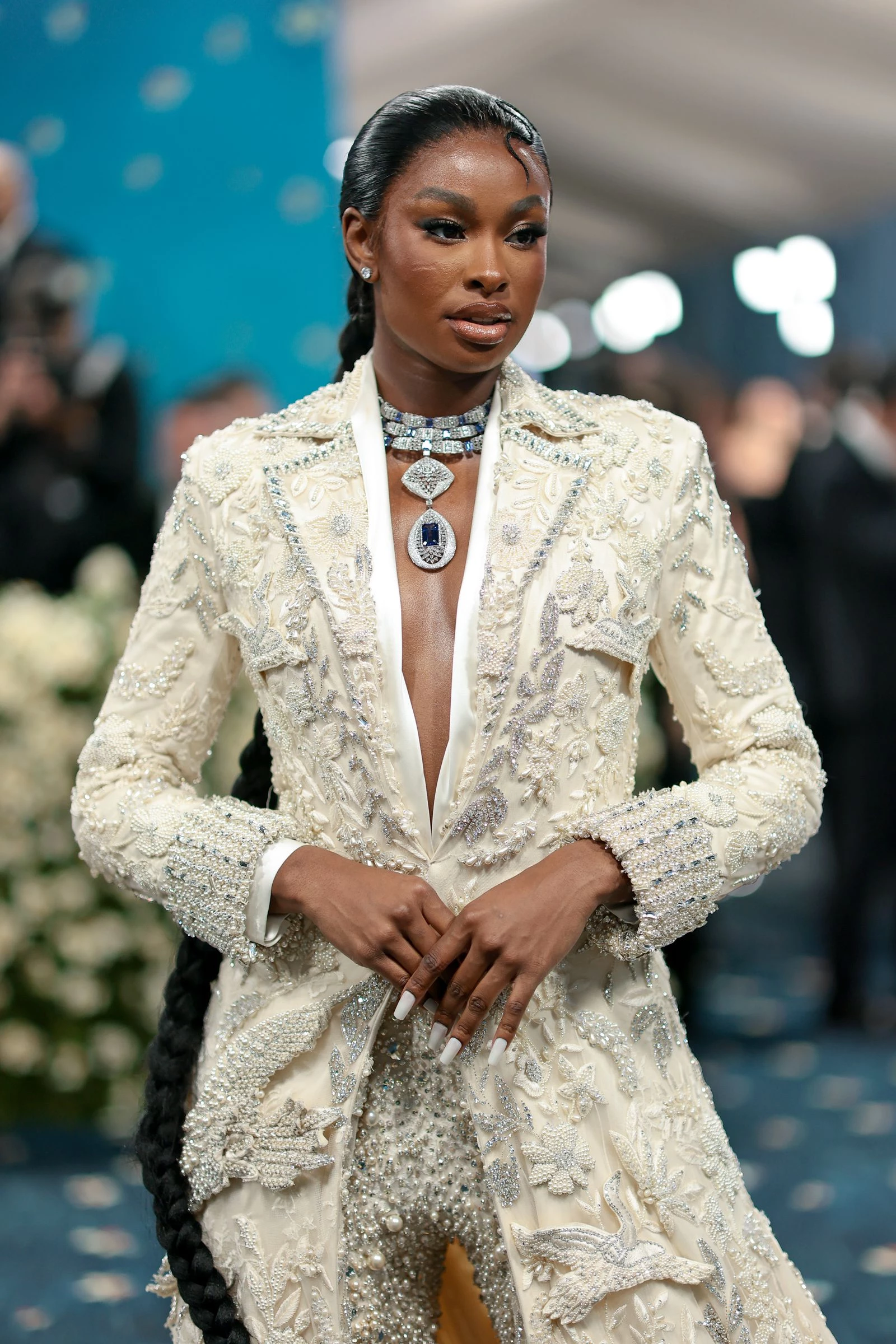 Коко Джонс у намисті Manish Malhotra. Dimitrios Kambouris/Getty Images 