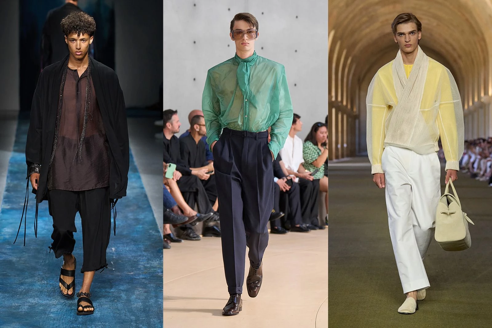 Yohji Yamamoto, Saint Laurent, Jacquemus