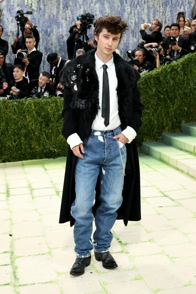 Трой Сіван на Met Gala 2026. Photo: Jamie McCarthy/Getty Images 
