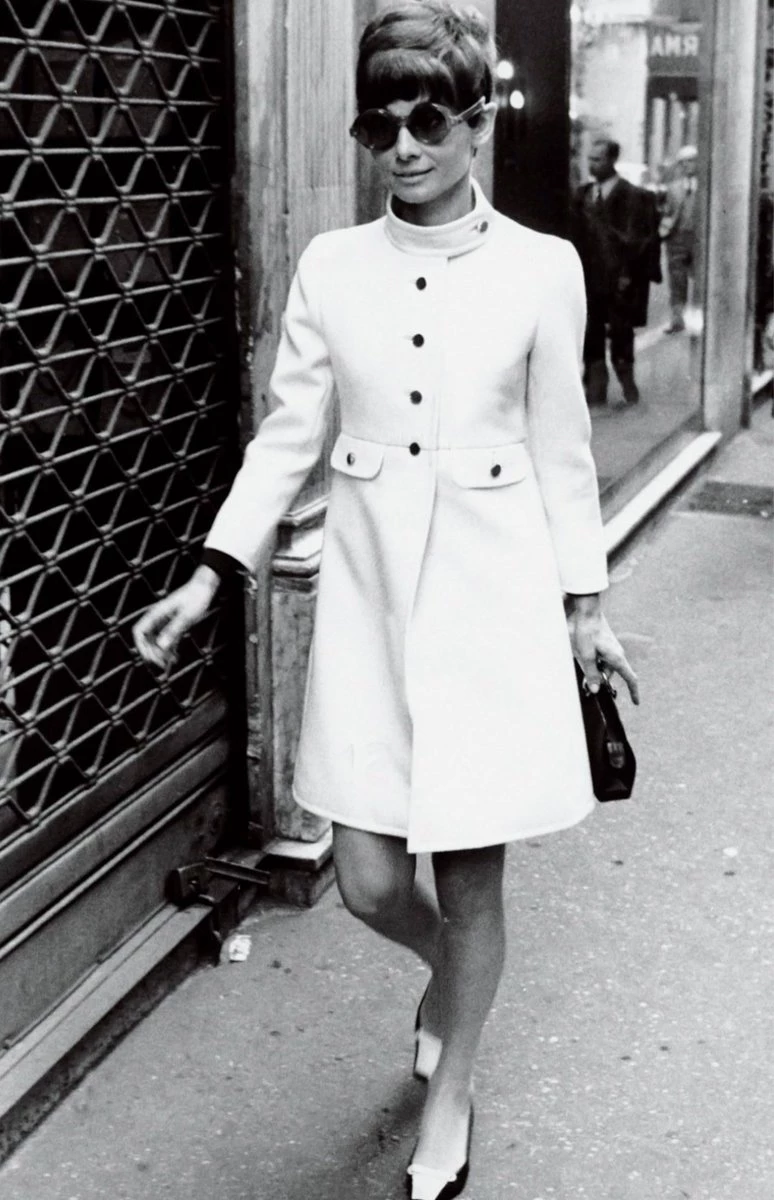 Одрі Гепберн у Valentino, 1968 рік