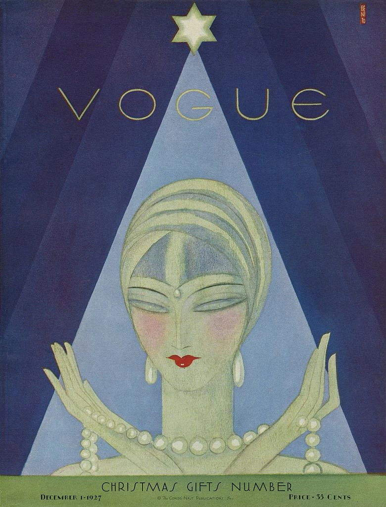 Обкладинка Vogue, грудень 1927. Ілюстрація: Eduardo Garcia Benito, Conde Nast via Getty Images(1).jpg
