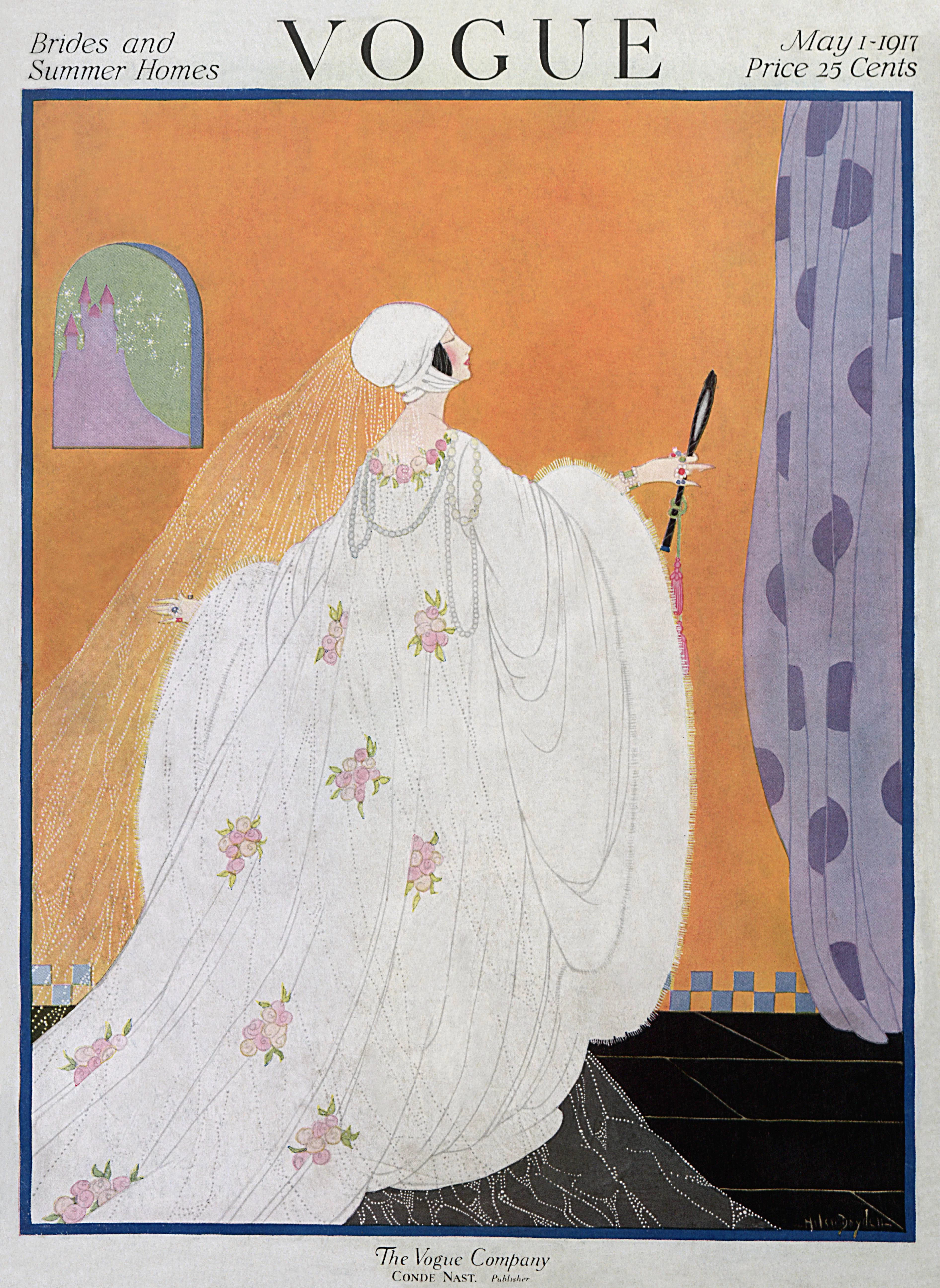 Обкладинка Vogue, травень 1917. Ілюстрація: Helen Dryden/Conde Nast via Getty Images