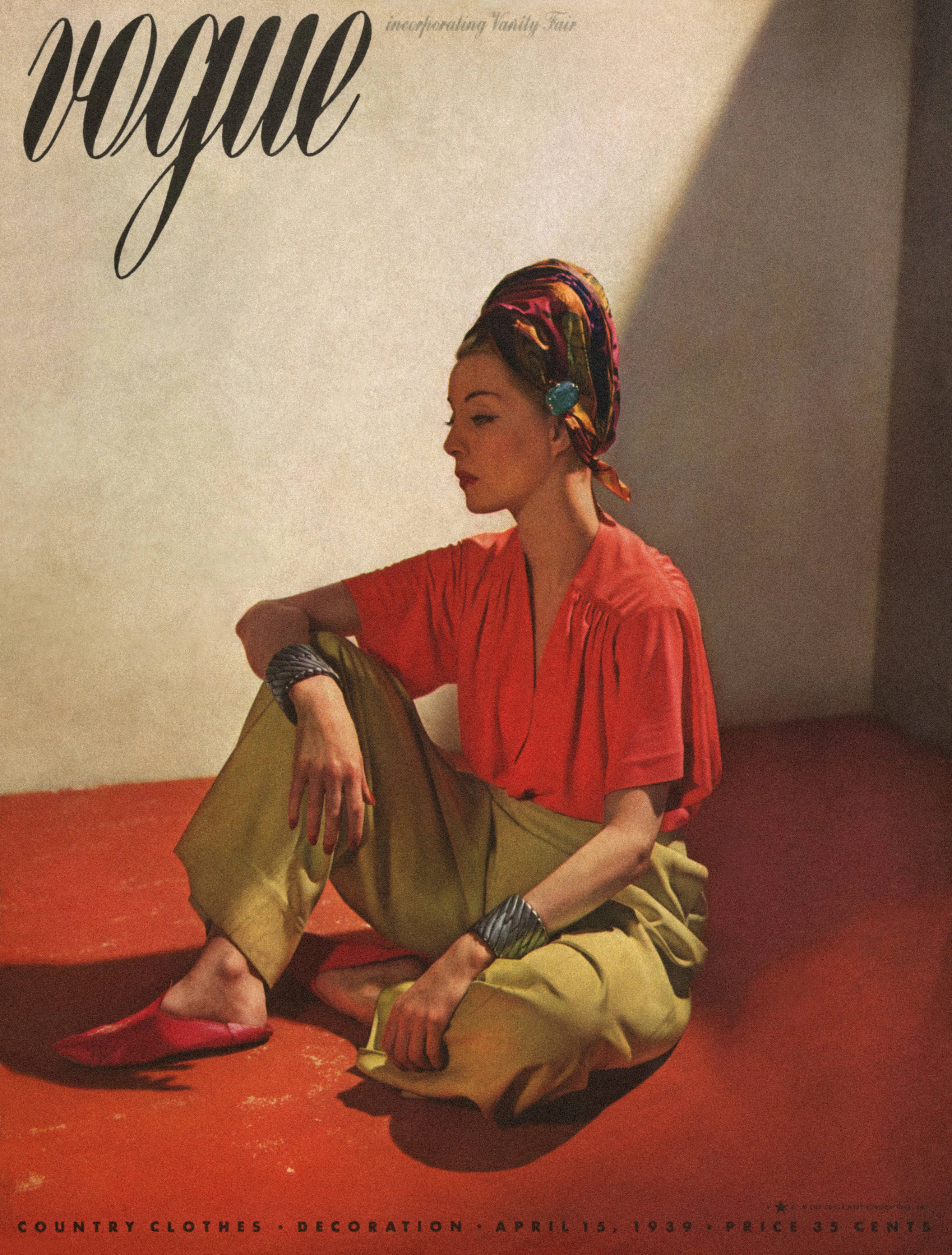 Обкладинка Vogue, квітень 1939. Фото: Horst P. Horst/Conde Nast via Getty Images