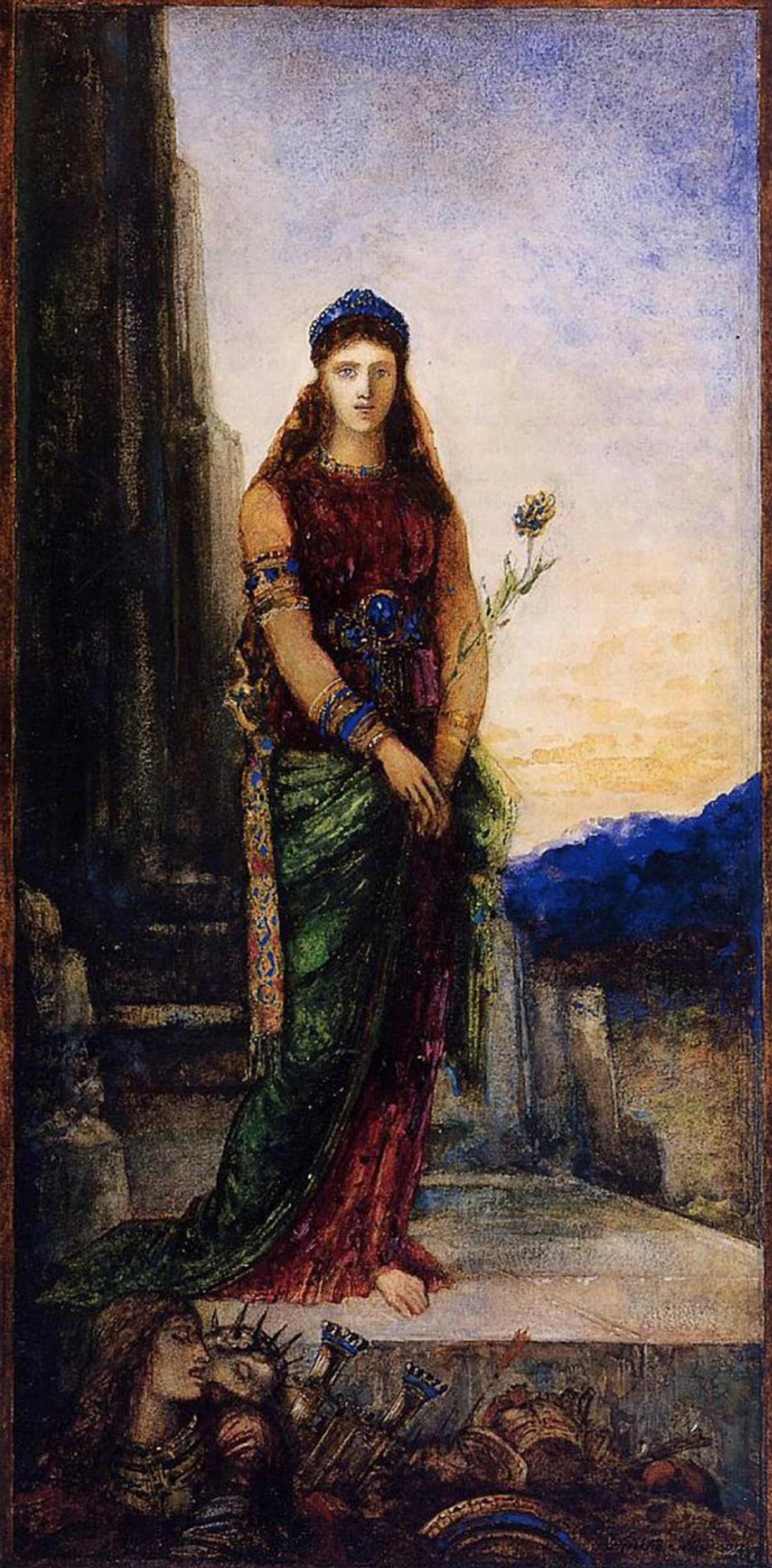 "Єлена на стінах Трої" , 1885 "Єлена на стінах Трої" , 1885
