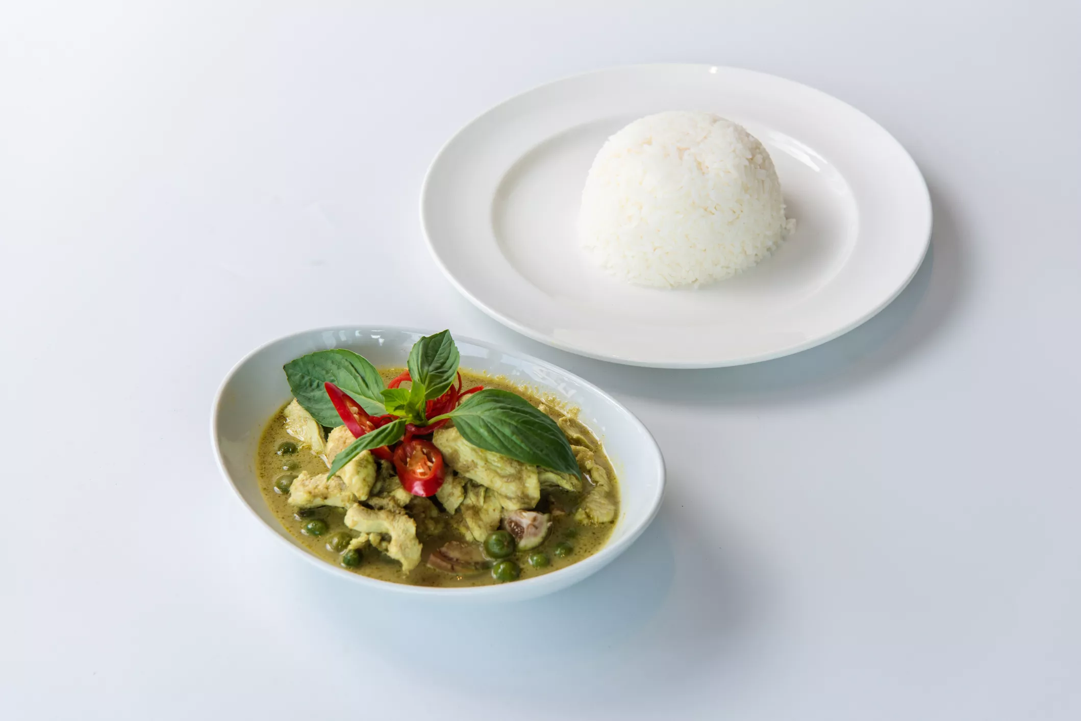 Тайский зеленый карри с курицей от Джейми Оливера